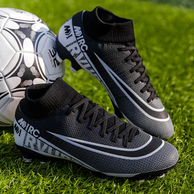 Высокие мужские футбольные ботинки профессиональные спортивные оригинальные