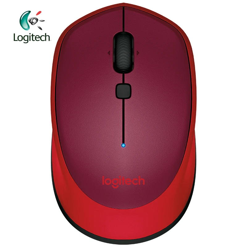 Logitech M336 Беспроводная Bluetooth-совместимая мышь с красочной 1000 точек/дюйм для Windows 7/8/10