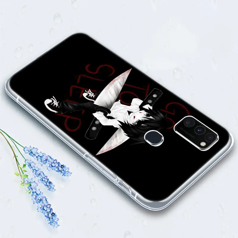 Чехол Anime Jeff The Killer для Samsung Galaxy M32 M12 M11 M21 M01 M02 M30S M31S M51 A5 2017 A6 A8 Plus A7 A9 2018 из силикона.