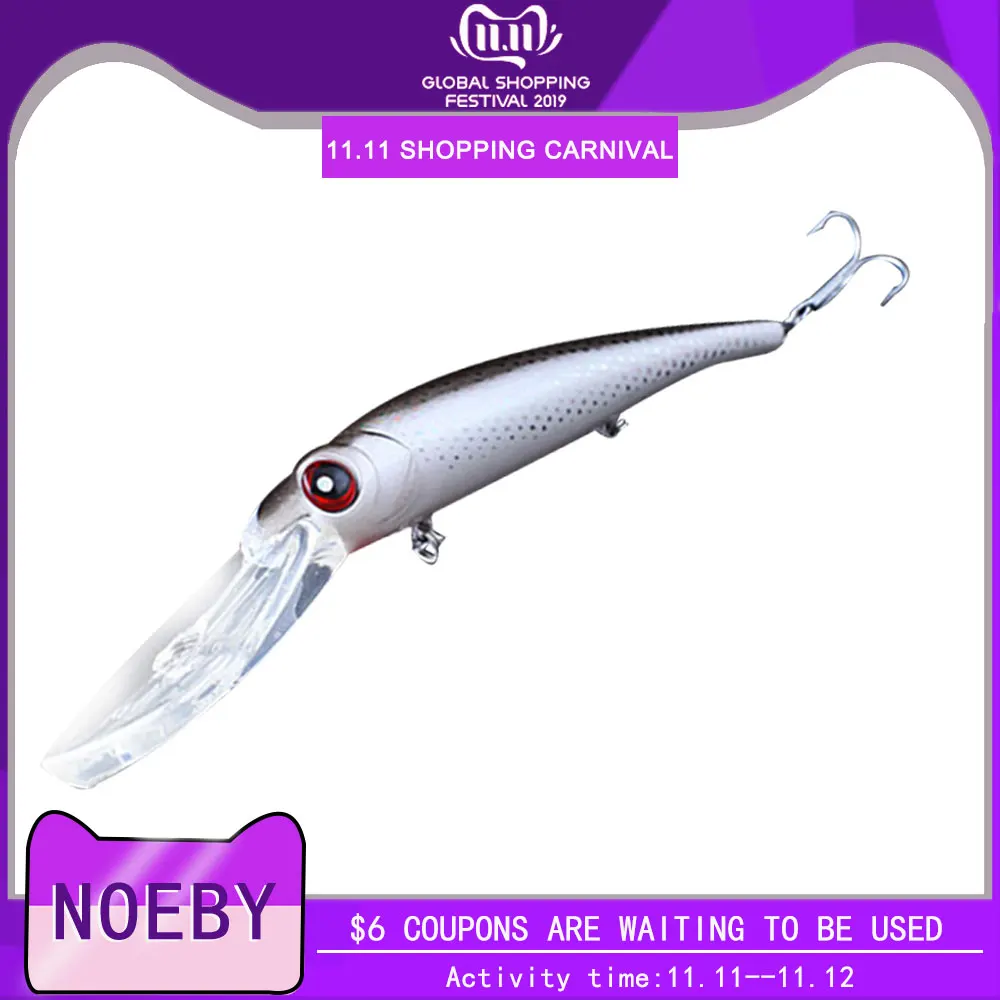 NOEBY рыболовные приманки NBL9238 Minnow приманка 120 мм 21 5 г ПВХ жесткая для морской