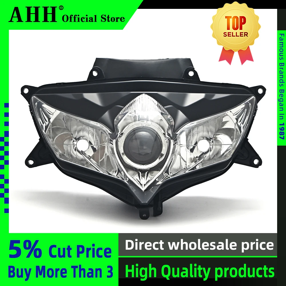 Передсветильник фара AHH для мотоцикла в сборе SUZUKI GSXR600 GSXR750 GSXR GSX R 600 750 K8 2008 2009 2010 08