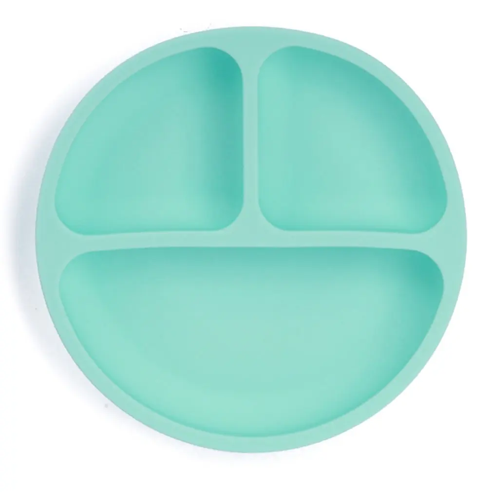 

Baby Accessories Toddler Feeding Silicone Dinner Plate Waterproof Soft Infant Portable Kids Fruit Silicone Safe Dishes
