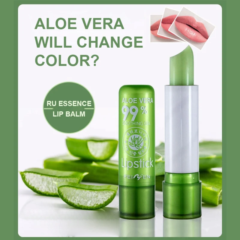 Губная помада с алоэ вера изменение цвета настроения длинная губная эффектом