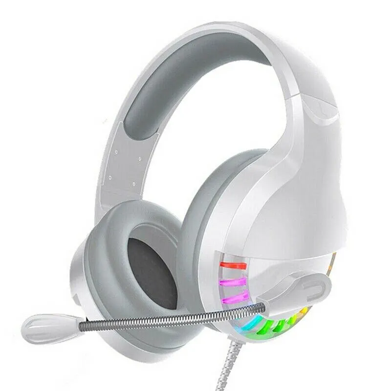 

3.5mm Wired Gaming Headphone Professional Stereo Headset with Mic for PS4 Switch PC Laptop Gamer Over-Head Earphone