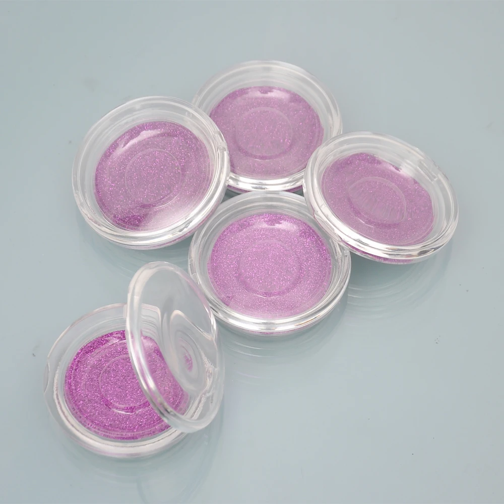 Круглая коробка для ресниц 20 шт оптовая продажа накладных упаковочная