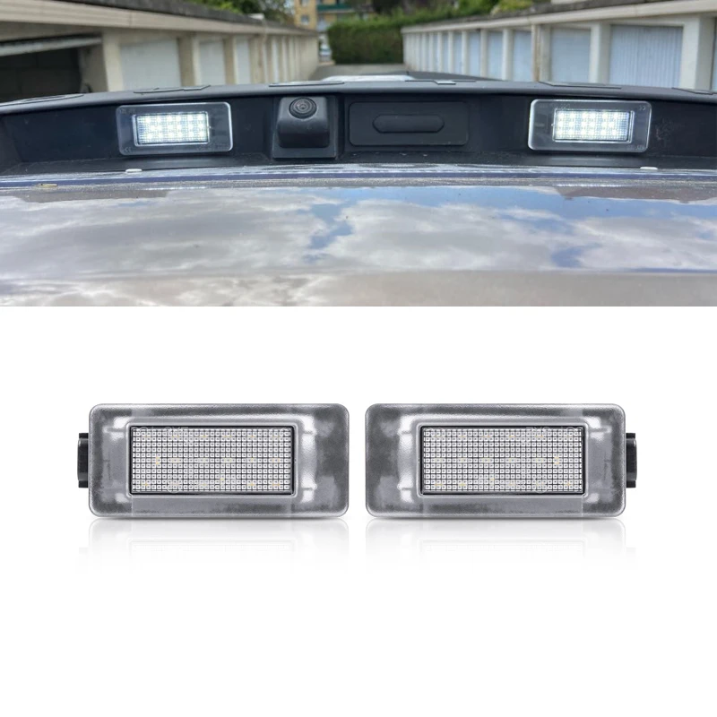 

2 шт., задние светодиодные лампы Canbus SMD для подсветки номерного знака для Nissan Серена C27 2016- Altima Platinum 2019