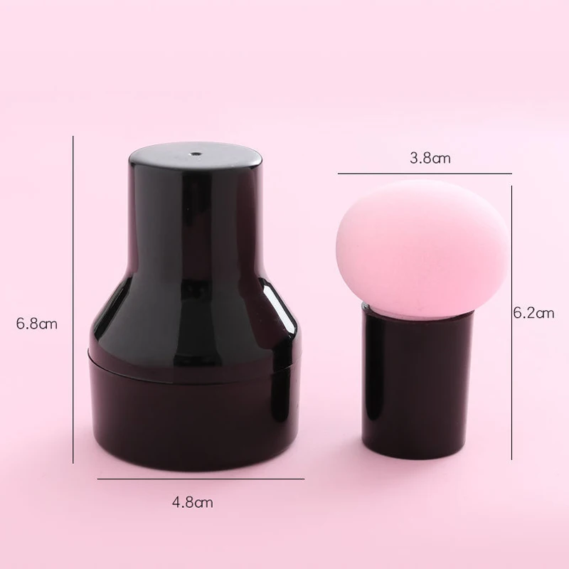 Косметическая губка в форме гриба спонж для макияжа жидкого тонального крема