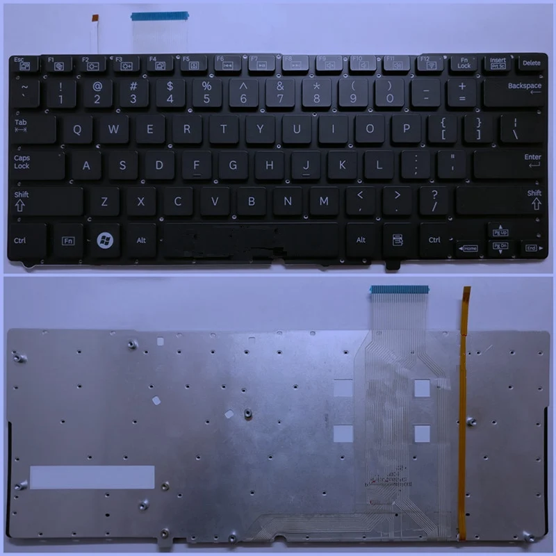 Новая Оригинальная клавиатура США для SAMSUNG 900X3A NP900X3A с подсветкой - Цвет: Черный