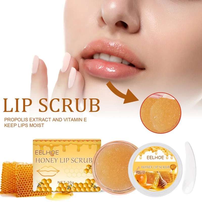 

30g Lip Moisturizer for Chapped Lips Lip Repair for Soft Lips Gentle Exfoliation Exfoliator & Moisturizer Lip Scrub