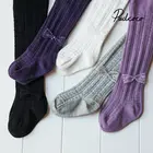 1 пара, Детские хлопковые носки до колена, 5 цветов