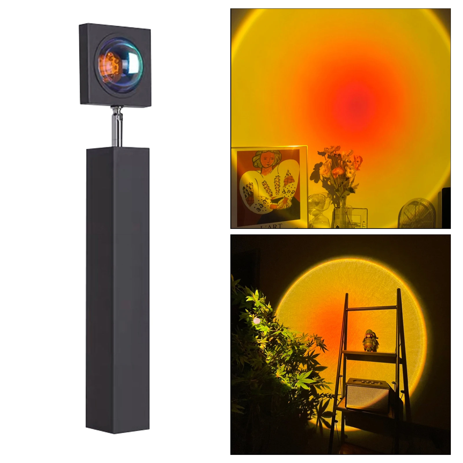 

Sunset Light Projector Atmosphere Colorful Table Lamp Background Wall Decor