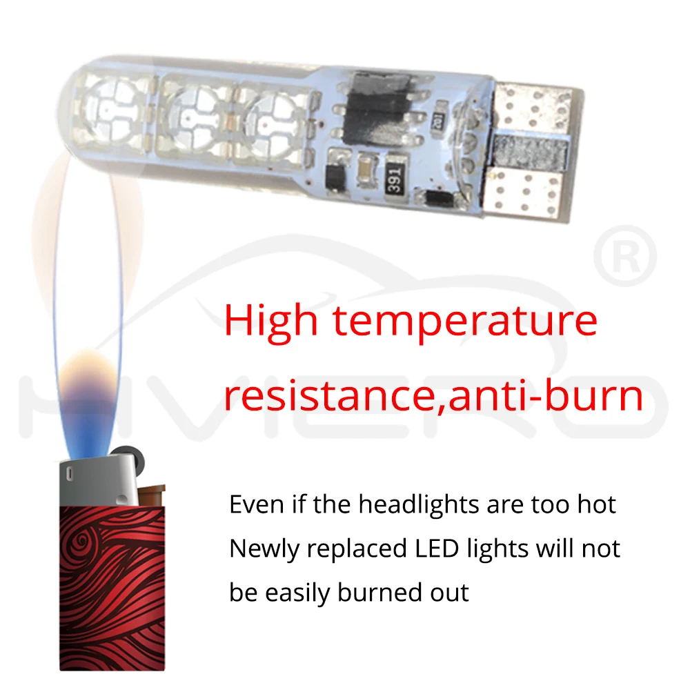 2X T10 силикагель RGB w5w светодиодный с пультом дистанционного управления RGBW 501 194 168