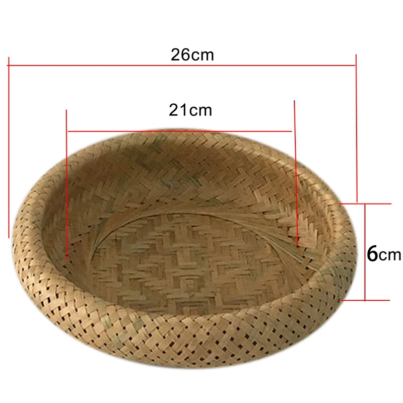 Семейная бамбуковая корзина кухонная еда пикник хлеб украшение для дома 2 набора