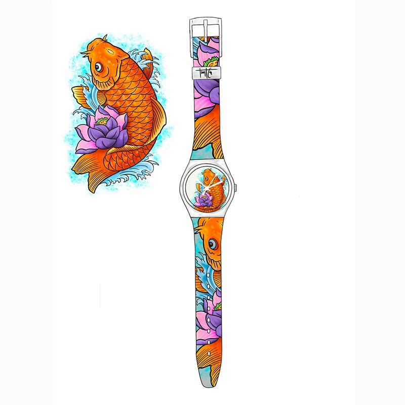 FB7100 дропшиппинг женские часы с собственным персонажем на заказ ФОТО логотипом и