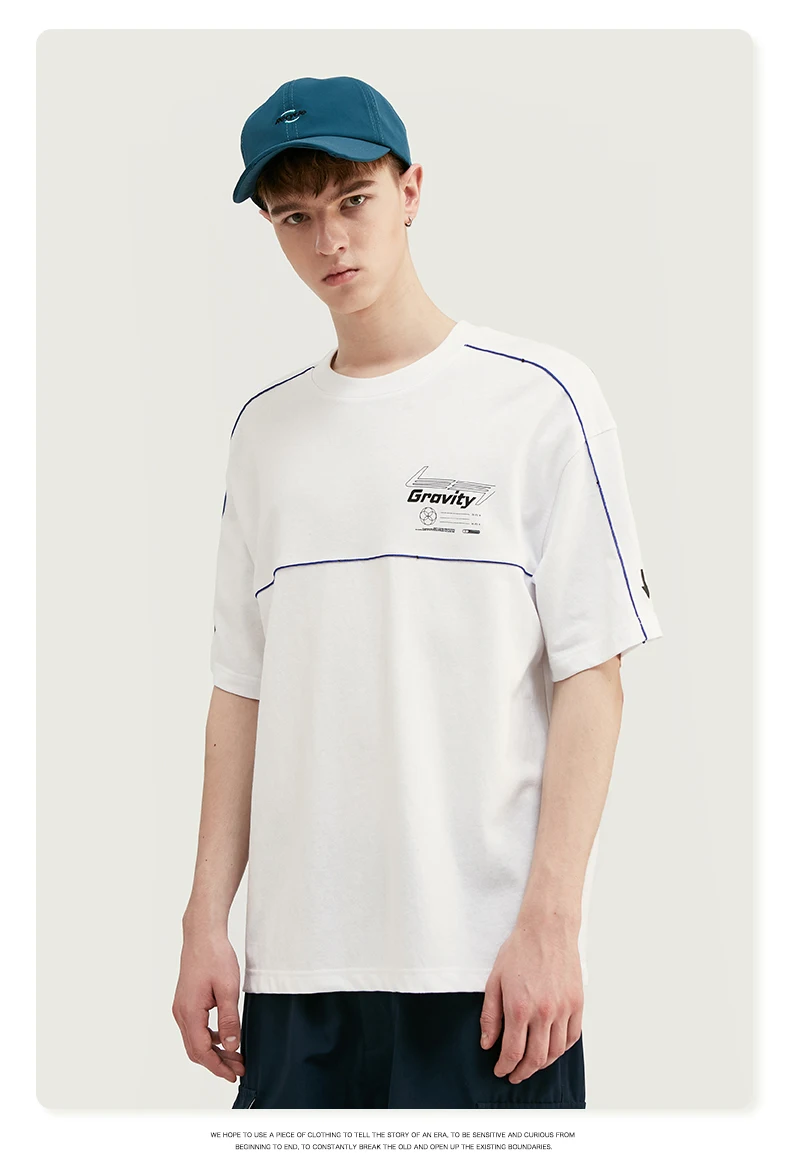 INFLATION хлопковая Мужская футболка, уличная одежда, camiseta hombre, футболка, Homme, свободная, хип-хоп, Harajuku, футболка 1066S20