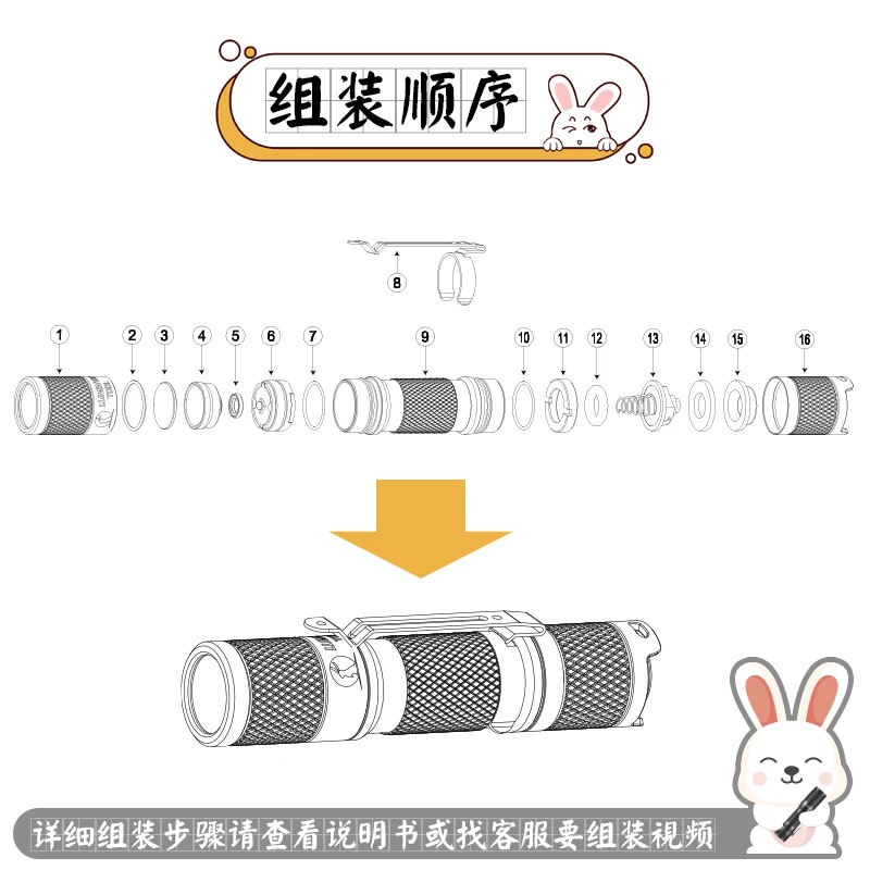 Lumintop – lampe torche en alliage d'aluminium, 650 Lumens, étanche IPX8, accessoires pour Train, bricolage, AA2.0 HM EDC