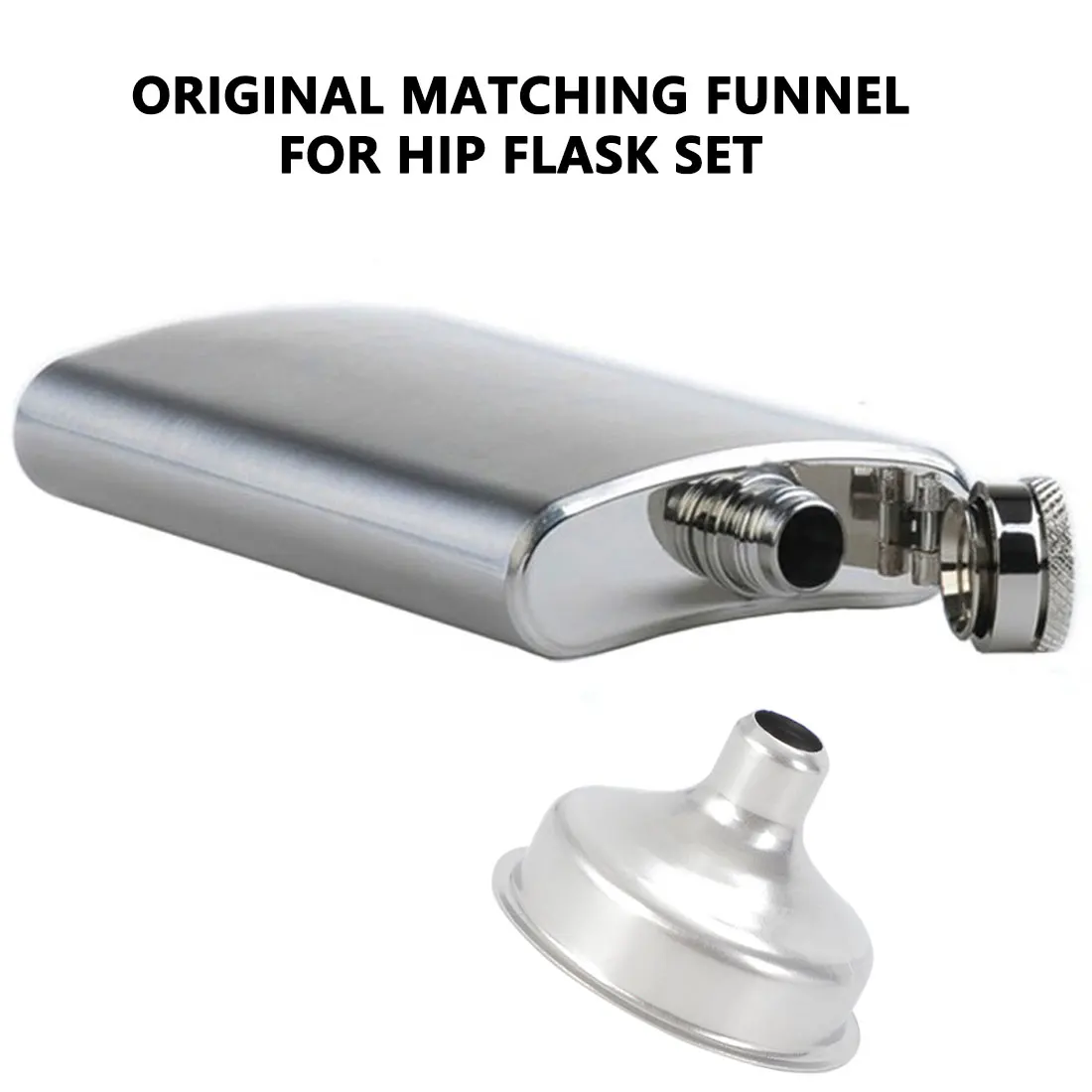 

Mini Stainless Steel Funnel Wine Flask Funnel Small Mouth Funnels for Filling Hip Flask Beer Canning Liquid Funnel Bar Tools 1pc