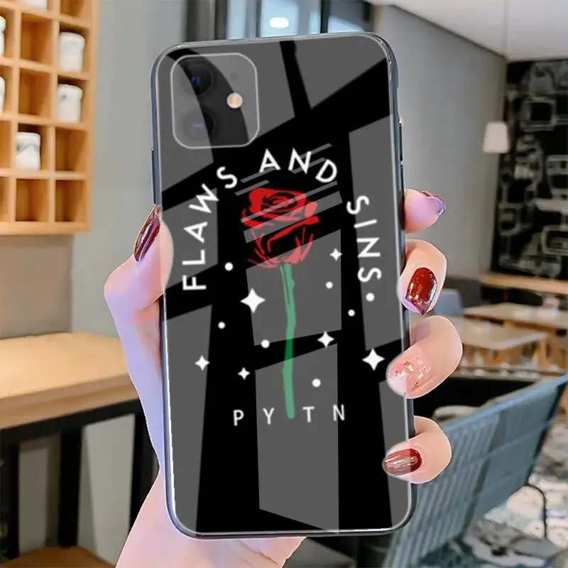 

ZFGHSHYQ Payton Moormeier Merch Phone Case Tempered Glass For Iphone6plus 6S 7 7plus 8 X XS XSmax XR 11 12 Pro Max 12mini