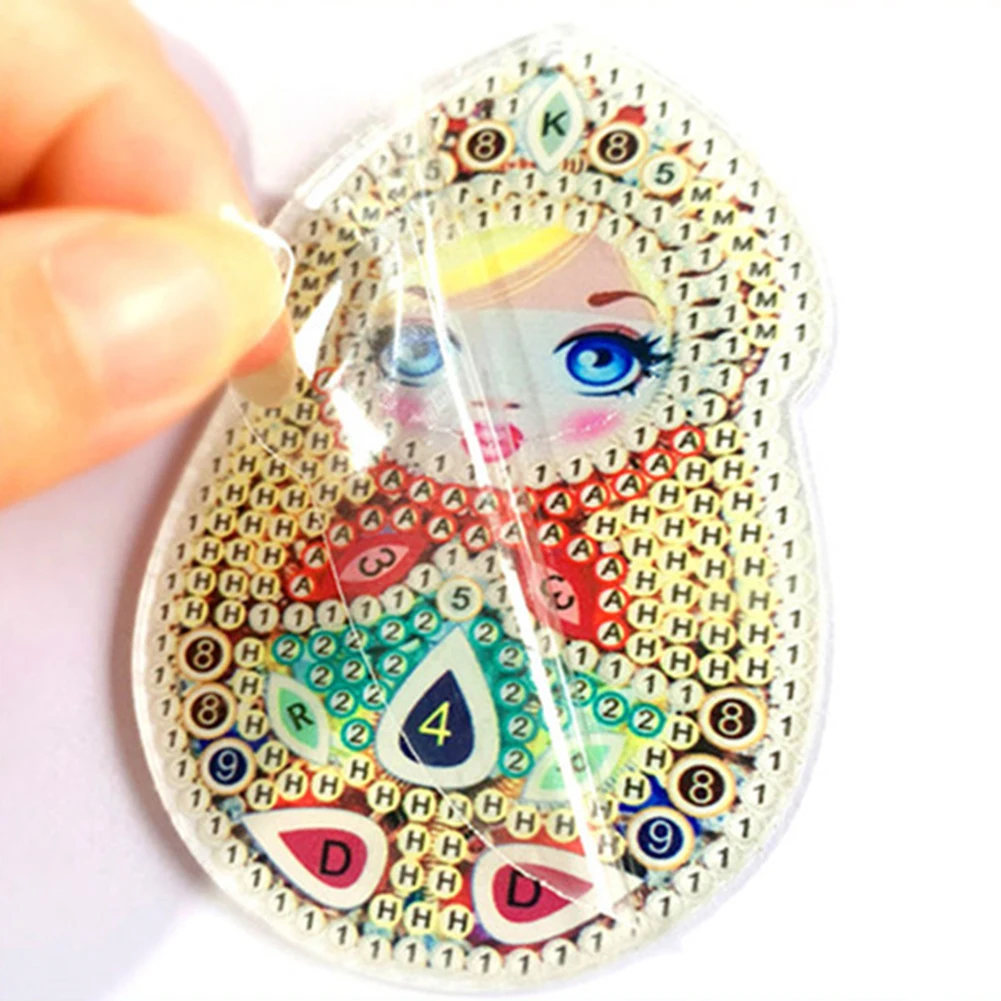 5 шт. бриллиантовая живопись брелок Бабочка сердце сделай сам полная мультиформа