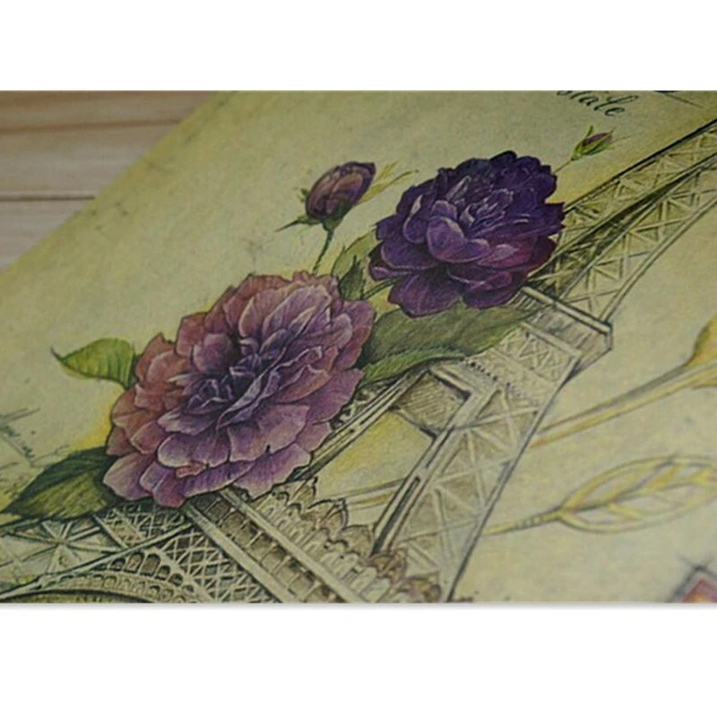 Креативная классическая винтажная бабочка париж эйфелева кровь картина для