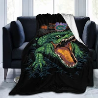 florida gator gators fishing big mouth blanket 3d print quilt light warm sofa blanket for bedroom livingroom
