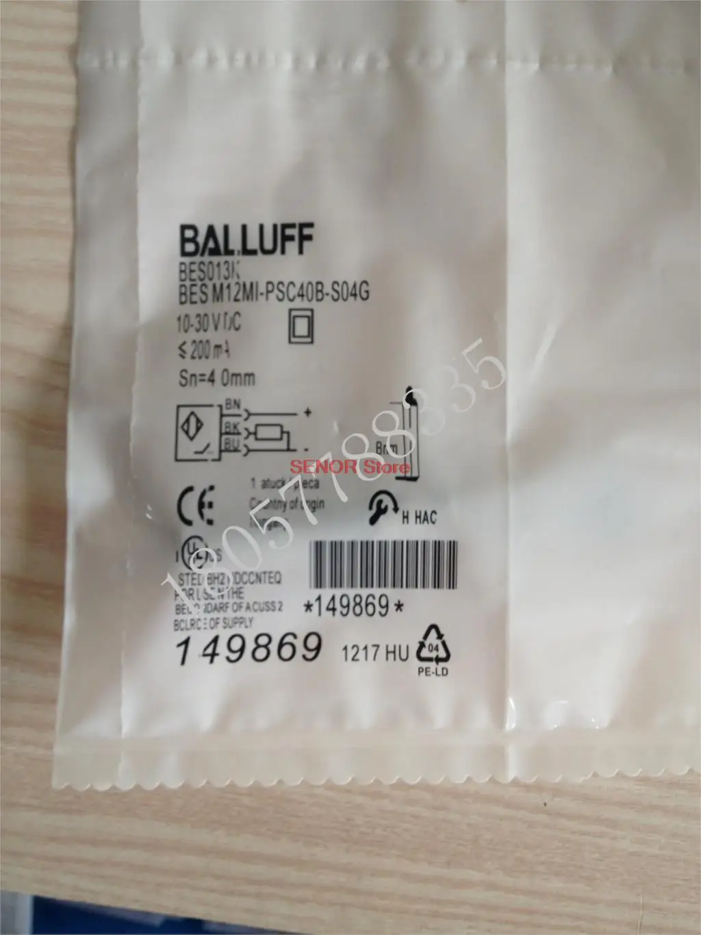 

New sensor BESM12MI-PSC20B-S04G is available from stock with one year warranty
