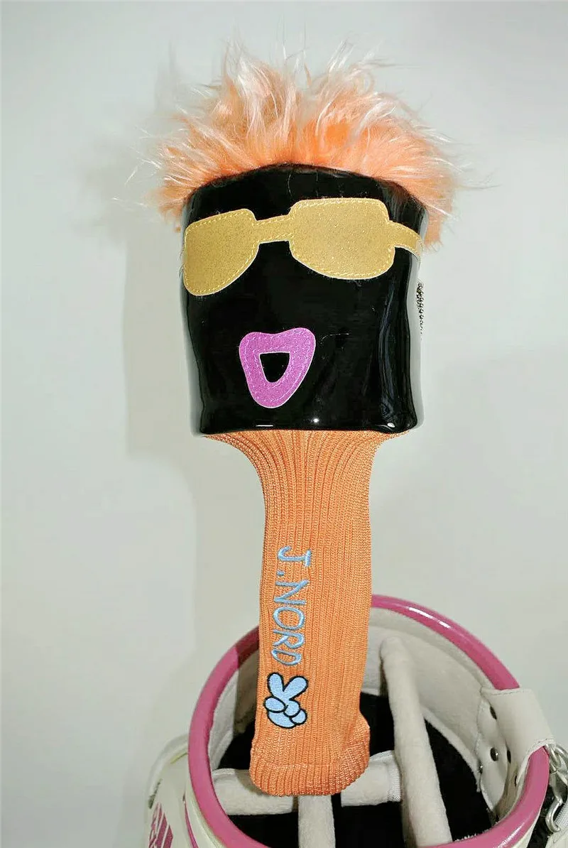 Новая рок музыка Гольф Драйвер головной убор с волосами из искусственной кожи 460cc