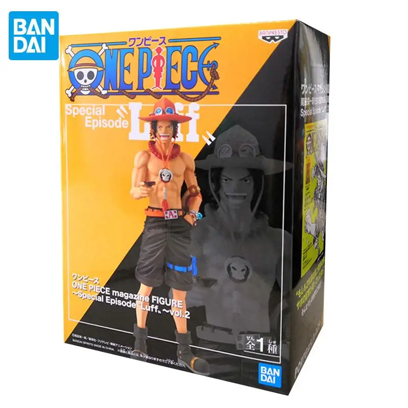 

19cm Bandai Figurine One Piece Figure Portgas D Ace Model PVC SE Group vol.2 Anime Action Collection Model Toys for kids Gift