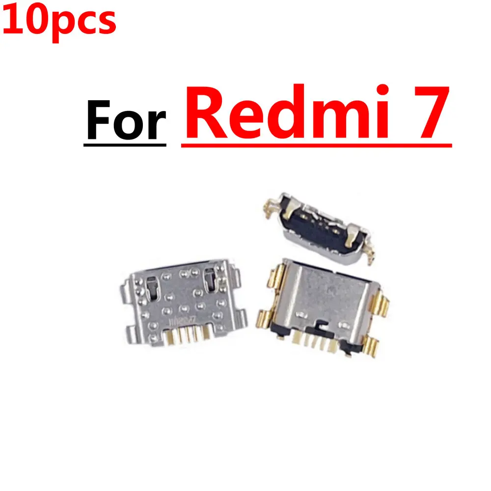 

10PCS New Micro USB Plug Charging Port Connector Socket For Xiaomi Redmi 7