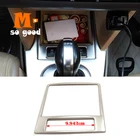 1 шт., противоскользящая панель переключения передач из нержавеющей стали для VW Volkswagen Touran 2005-2015