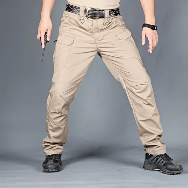 

City Military Tactical Pants Men SWAT Combat Army Trousers Many Pockets Waterproof Wear Resistant Casual Cargo Pants Men 2021