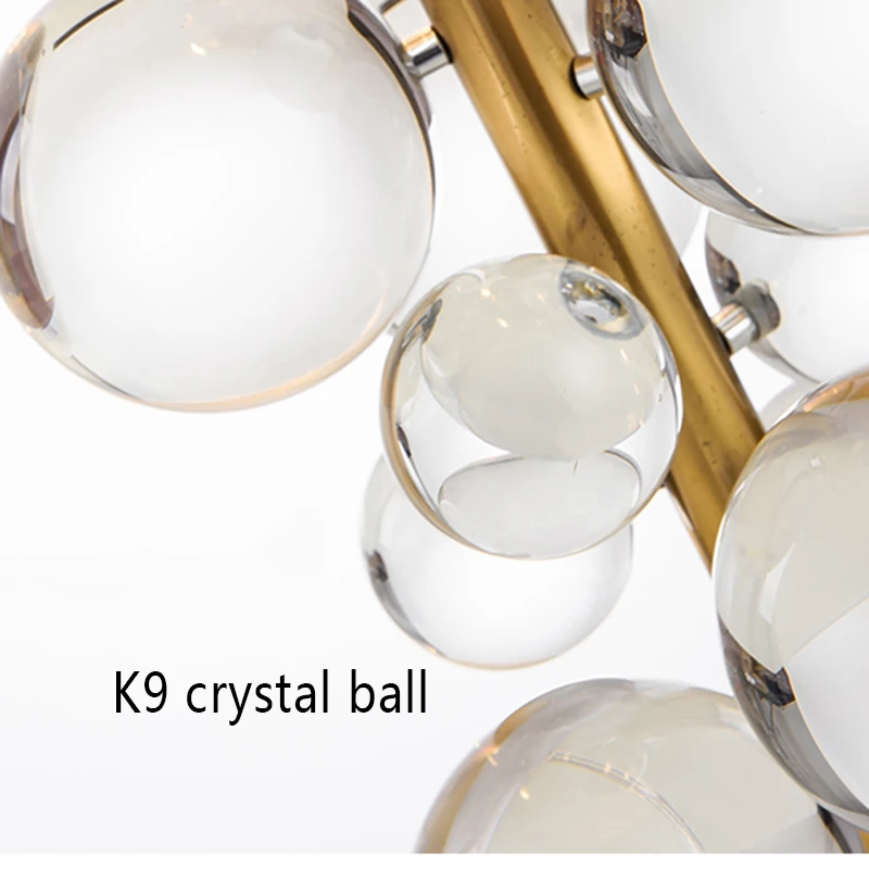 Скандинавский роскошный хрустальный шар настольная лампа домашний декор