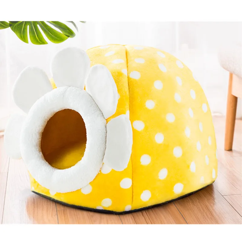 

Kennel Pet Cat Bed Winter Warm Houses For Cat Sleeping Nest Soft Pet Bed Mat House Small Medium Large Dog's Cat's House