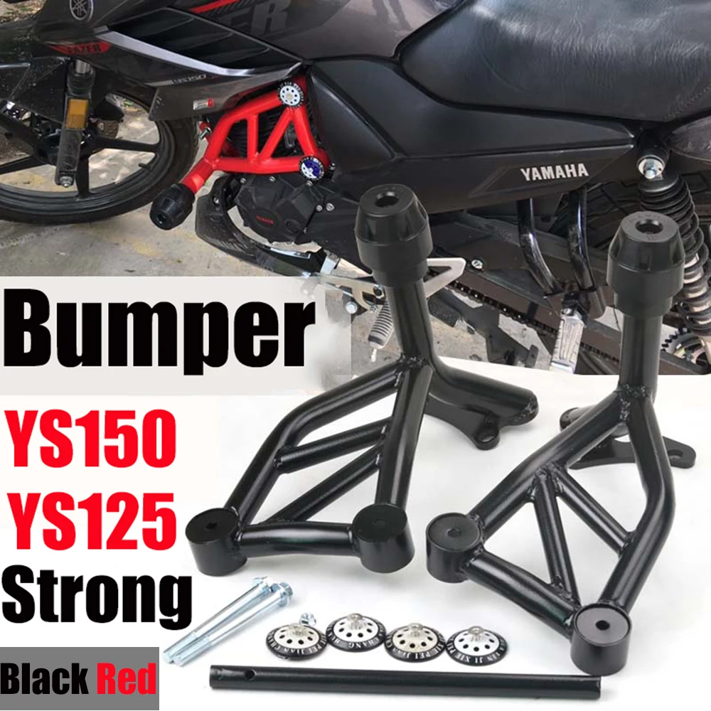 For YAMAHA YS125 YS150 YS 150 125 Motorcycle Engine Front Guard Crash Bars Bumper Frame Protector Sliders Protection Accessories