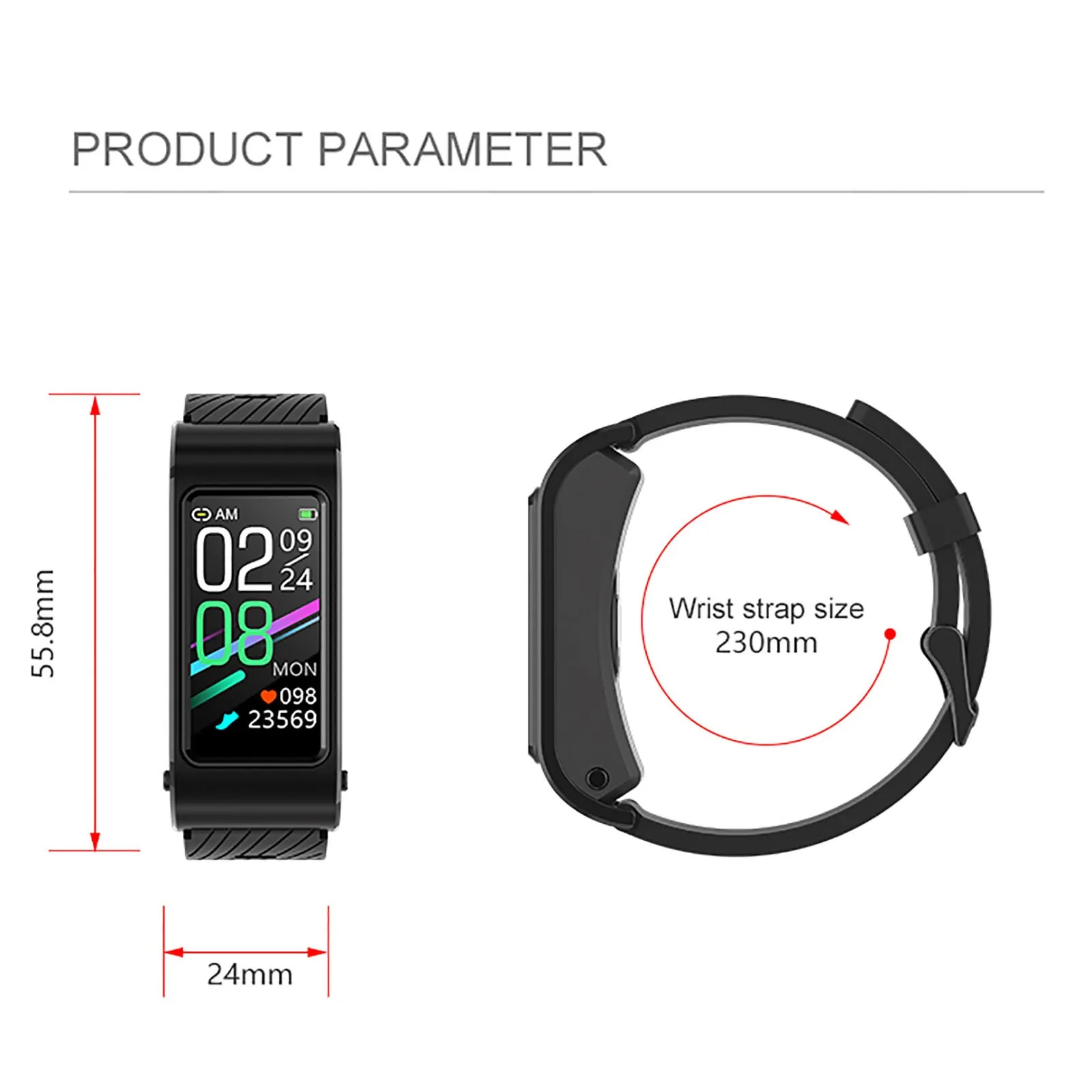 

Heart Rate And Blood Pressure Call Reminder Bluetooth Smart Watch Exquisite Appearance Design Fast Delivery