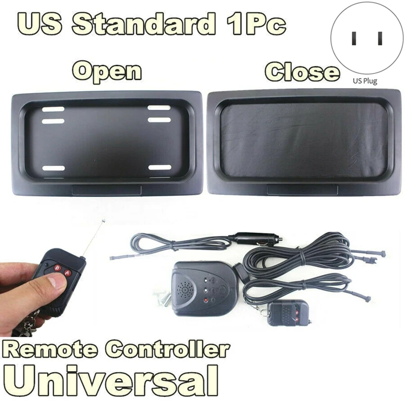 U.S. Standard Roller Shutter License Plate Frame Cover Type Used with Most Cars on the Market | Автомобили и мотоциклы