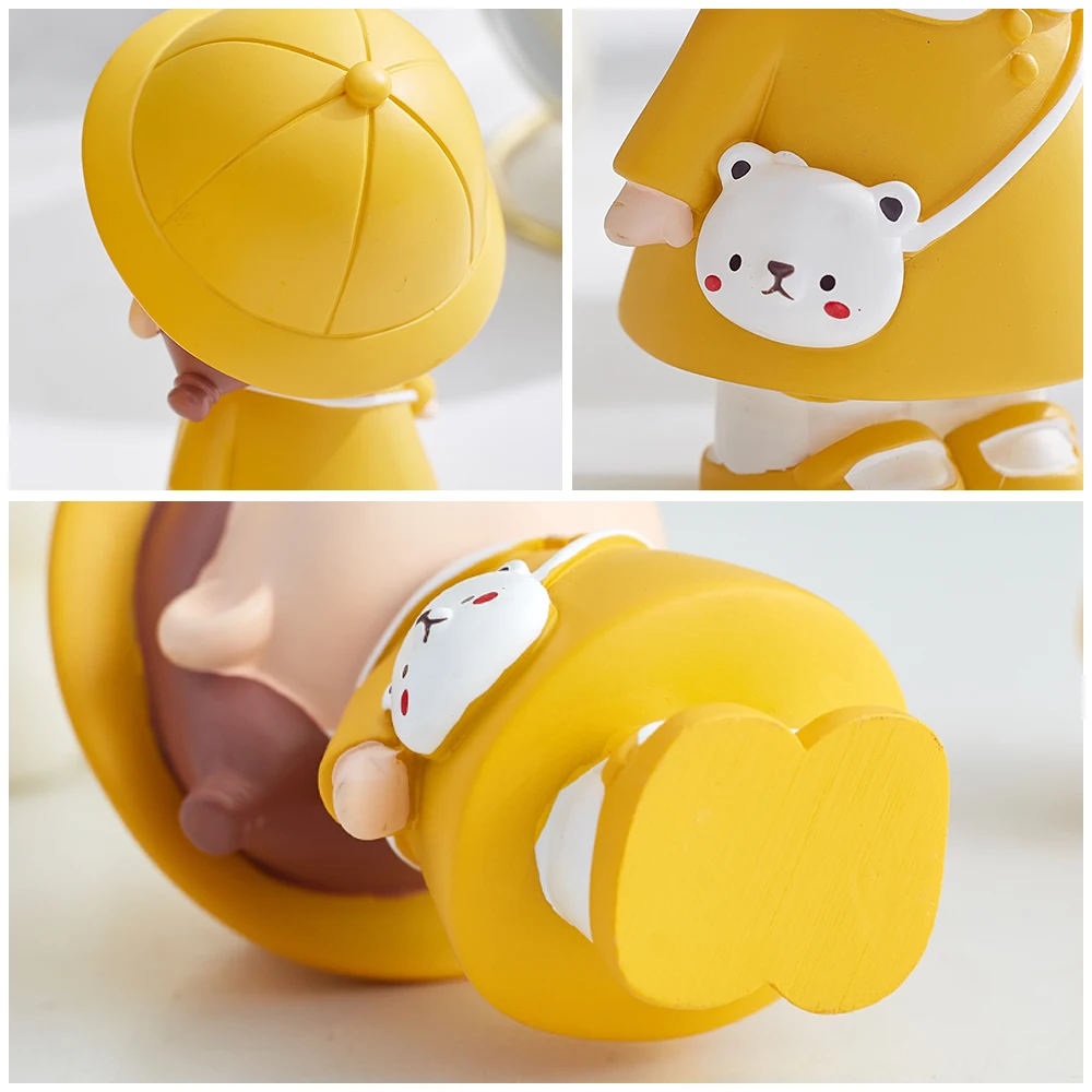 

Cute Kindergarten Children Resin Figurine Statues Home Decor Kawaii Accessories Modern Living Room Decoration Birthday Gift
