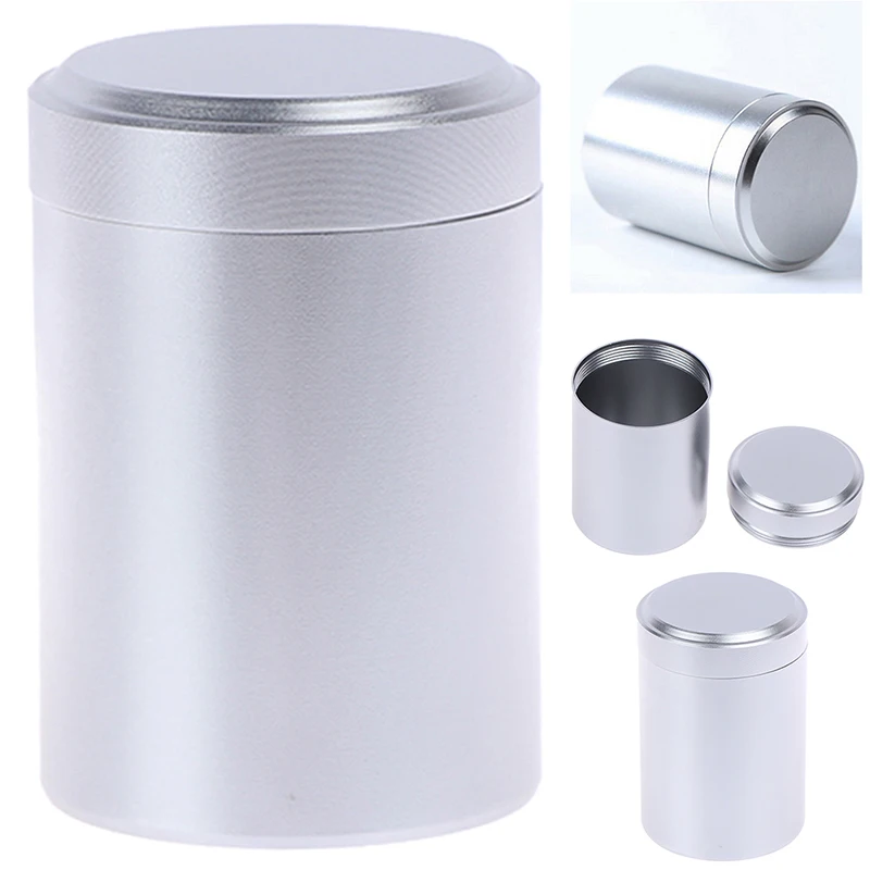 

Portable Mini Tea Can Aluminum Herb Stash Jar Seal Smell Proof Container Spice Organizer Storage Pot