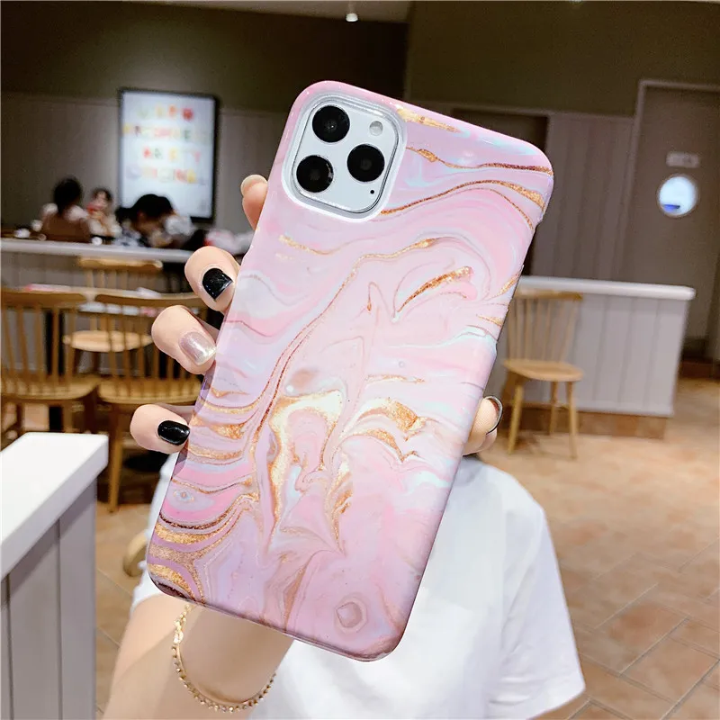 AC8306 Lovebay чехол с мраморной текстурой для iPhone 11 Pro Max X XS XR Xs Max чехол для iPhone 7 8 Plus Жесткие ПК-Чехлы - Цвет: AC8306