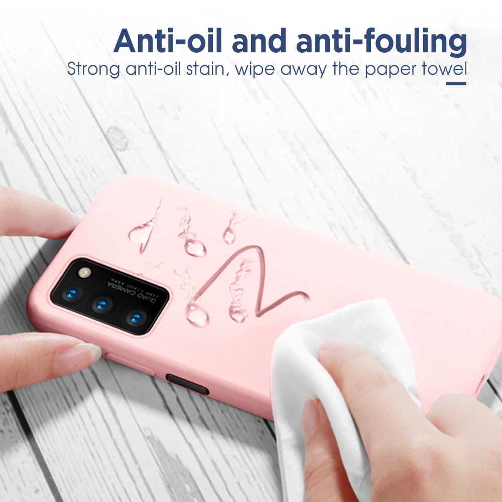 

Liquid Silicone Soft TPU Bumper Phone Back Case For Honor 7A 7C 7S 7X 8S 8X 8 Lite 9A 9 Lite 10 Lite 10i 20 Pro 20 Lite 30 Lite