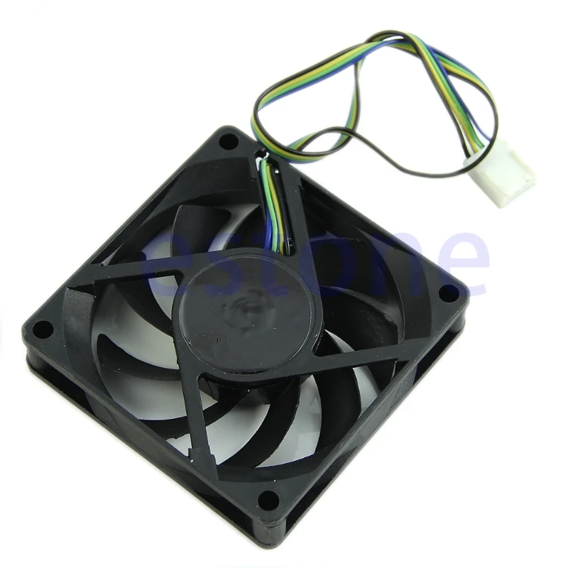

70mm x 15mm Brushless Fan DC 12V 4 Pin 9 Blade Cooling Cooler NEW T84C
