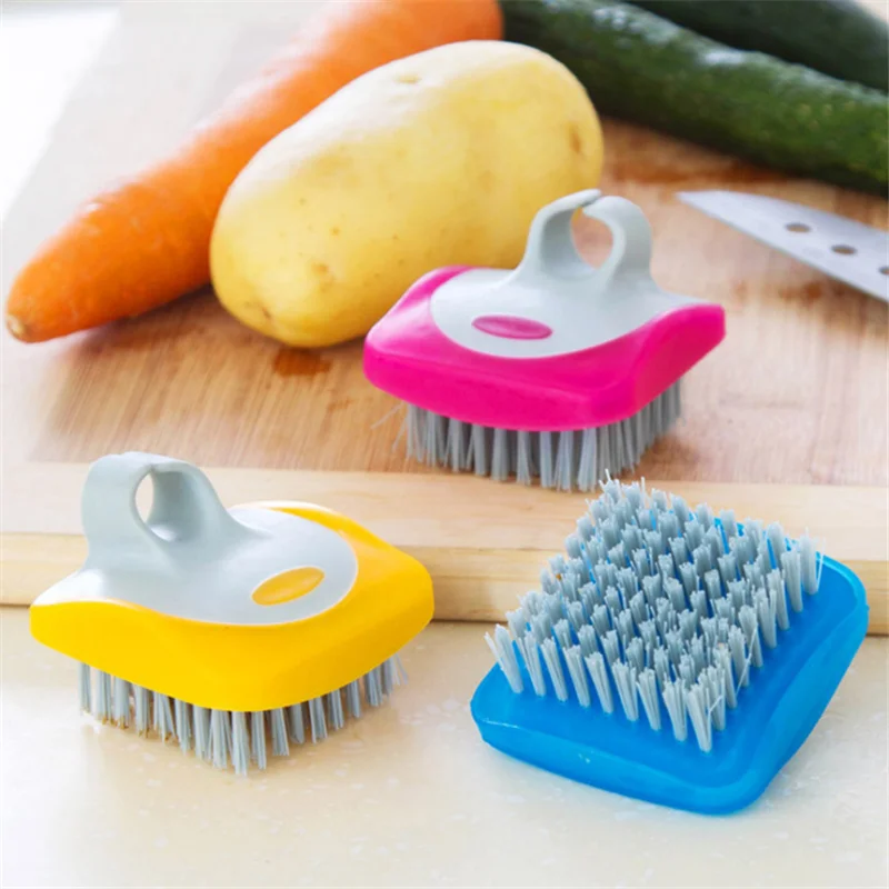 

Kitchen Accessories Protect Hand Dirt Clean Brushes Easy Cleaning Tools Potato Carrots Scrubber Kitchen Tools Kitchen Gadgets