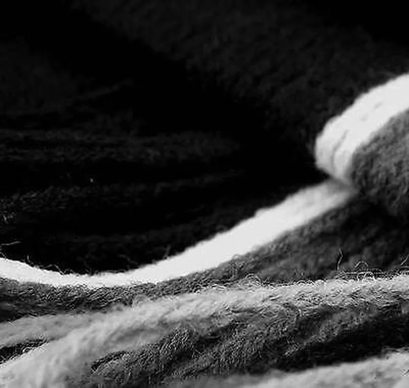 

Men Women Cashmere Shawl Warm Scarf Fringe Striped Tassel Wrap Scarves Casual AU