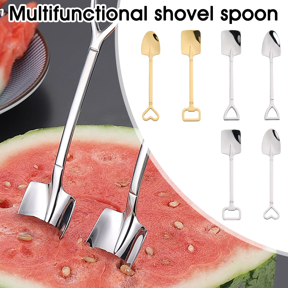 Летние ложка для мороженого лопата из нержавеющей стали в форме десертная арбуза