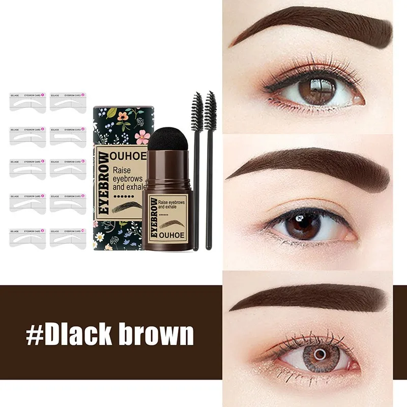 

One Step Brow Shaping Kit Waterproof Long Lasting Eyebrow Stick Hair Line Natural Eye Brow Makeup Cosmetic Tool Eyeshadow