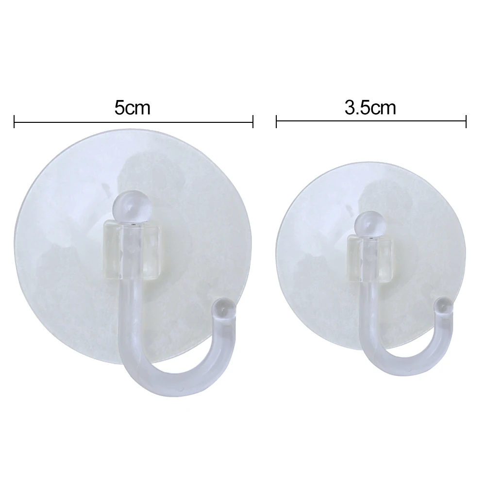 

Hot Sale 10pcs Glass Window Wall Hooks Hanger 35/50mm Mini Strong Suction Cup Suckers Kitchen Bathroom Hooks Supplies