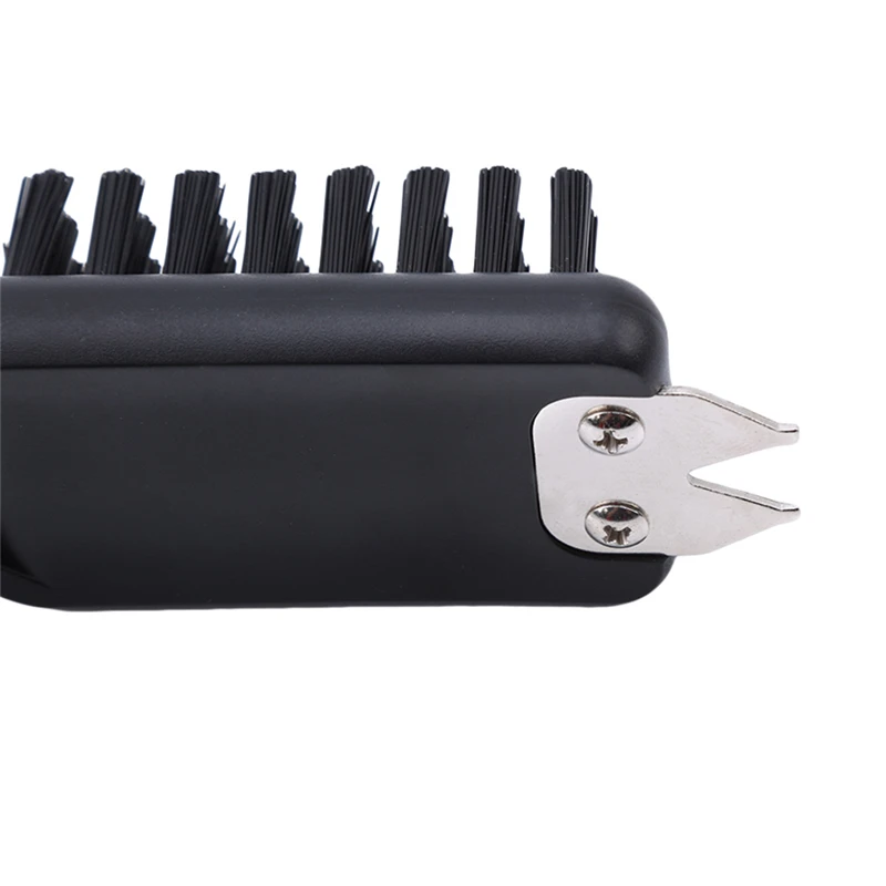 

aHot Sale Durable Club Cleaning Groove Cleaner Plastic Golf Shoes Cleaner Brush With Screwer Steel Sided Tool