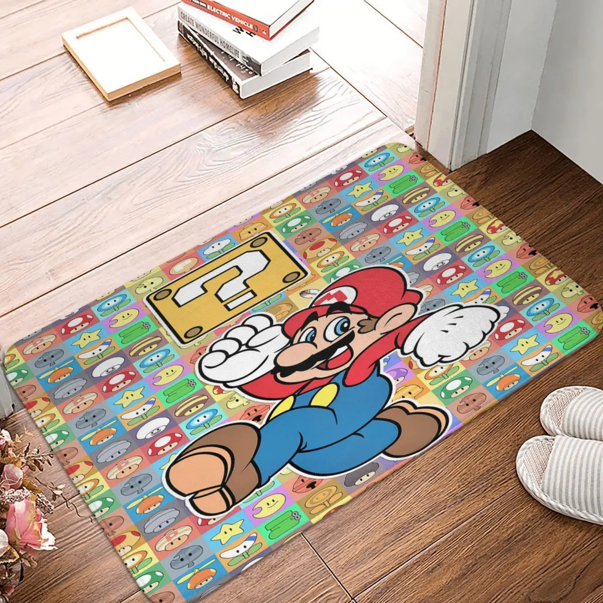 

Игровой Придверный коврик с принтом, мягкий ковер для входа в ванную комнату, коврик для балкона, ковер для геймеров, декоративный коврик дл...