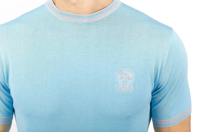 

BILLIONAIRE T-shirt men Silk 2021 summer new Casual high quality thin Solid color embroidery big size M-4XL Short sleeve shirt