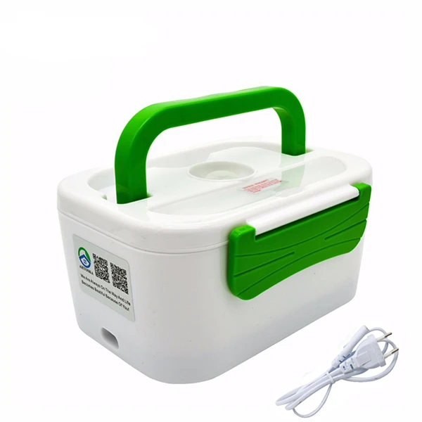 220V home greenB TENBROMAN ланч бокс электрическое отопление дома и автомобиля 12 В 220 В Plug-в Обед Пищевой Контейнер Портативный блюдо Bento Box - Цвет: 220V home greenB